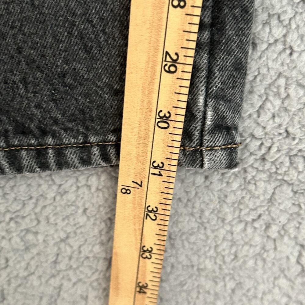 LL Bean Jeans Men’s 40x32 Black Denim Classic Fit Flannel Lined Outdoor Workwear - Picture 10 of 16